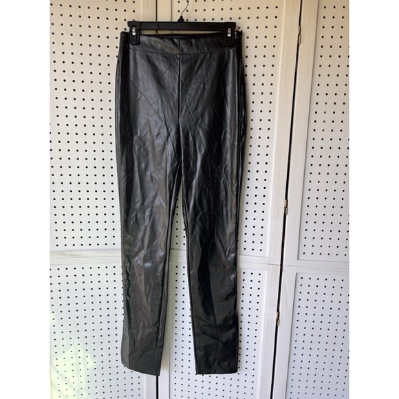Suzanne Betro Pants - SBetro Suzanne Betro Faux Leather Pants Women's Small NWT Pull On Black